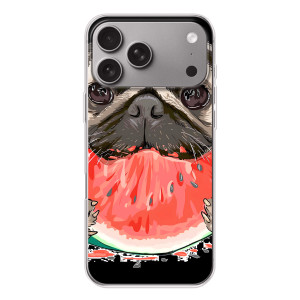 Чохол (ТПУ) Милі песики для Apple iPhone 18 Pro Max (Смішний Мопс)