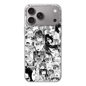 Чехол с символикой Аниме для Apple iPhone 18 Pro Max (Анимешные лица)