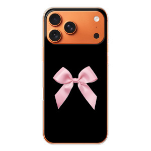 Чехол банты для Apple iPhone 18 Pro Max – Бант на черном
