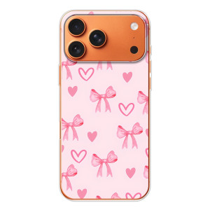 Чехол банты для Apple iPhone 18 Pro Max – Бантики и сердечки