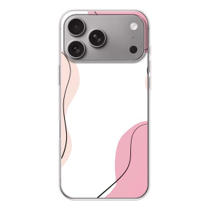 Чехол цветочный дизайн для Apple iPhone 18 Pro Max – Розовый фон