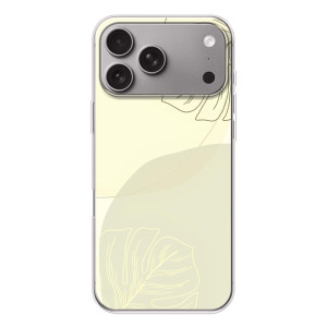 Чехол цветочный дизайн для Apple iPhone 18 Pro Max – Зелёный фон