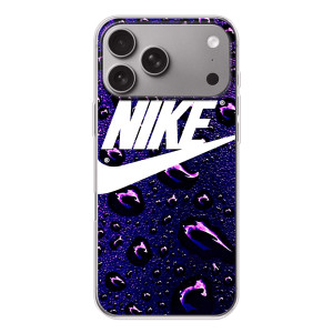 Чехол с логотипом Найк на Apple iPhone 18 Pro Max – Найк на фиолетовом