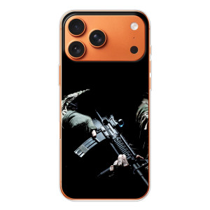 Чехол с украинским воином на Apple iPhone 18 Pro Max – Украинский снайпер
