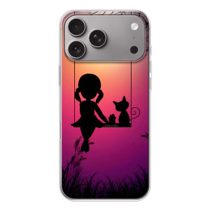 Девчачий Чехол для Apple iPhone 18 Pro Max – На качели