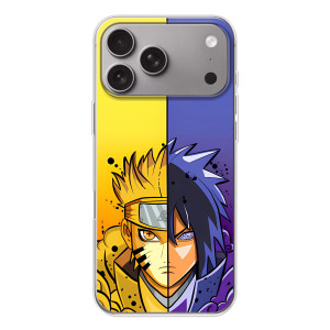Купить Чехлы на телефон с принтом Anime для Apple iPhone 18 Pro Max – Naruto Vs Sasuke
