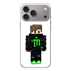 Чехлы для Apple iPhone 18 Pro Max (Персонажи Майн Крафт)