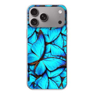 Силиконовый бампер с картинкой животных для Apple iPhone 18 Pro Max – Крылья бабочек