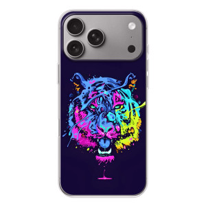 Силиконовый бампер с картинкой животных для Apple iPhone 18 Pro Max – Тигр-Арт