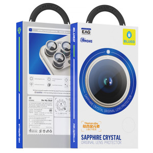 Защитное стекло BlueO Sapphire на камеру для Apple iPhone 18 Pro / 18 Pro Max – Черный
