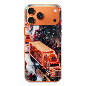 Чехлы на Новый Год Apple iPhone 18 Pro – Кока Кола