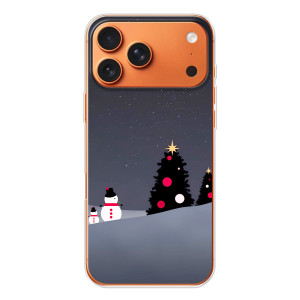 Чехлы на Новый Год Apple iPhone 18 Pro – Снеговички