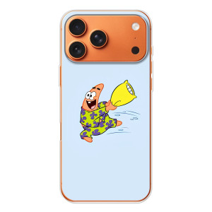 Чехлы с Патриком на Apple iPhone 18 Pro (Патрик с подушкой)