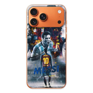 Чехол Месси футболист для Apple iPhone 18 Pro – Коллаж Месси