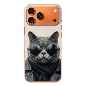 Чехол на тематику: Коты для Apple iPhone 18 Pro (Модный кот)