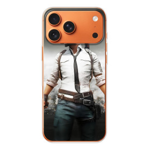 Силиконовый чехол с картинкой "Герой Pubg" на Apple iPhone 18 Pro