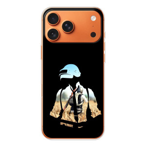 Силиконовый чехол с картинкой "Герой Pubg" на Apple iPhone 18 Pro – Пубг мен