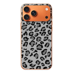 Чохол з леопардовим принтом на Apple iPhone 18 Pro (Темний леопард)