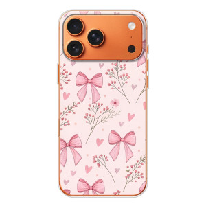 Чехол банты для Apple iPhone 18 Pro – Банты с цветами