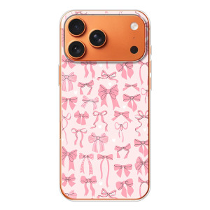 Чехол банты для Apple iPhone 18 Pro – Фон бантики