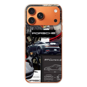 Чехол с авто Порше для Apple iPhone 18 Pro – Коллаж Порше