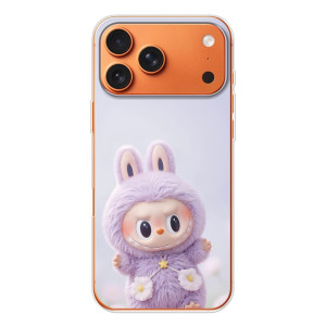 Чехол с принтом Лабубу для Apple iPhone 18 Pro – Фиолетовый Лабубу
