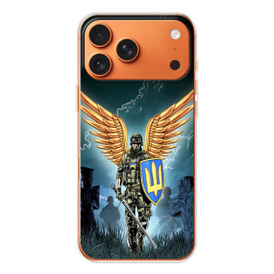 Чехол с украинским воином на Apple iPhone 18 Pro