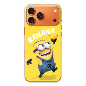 Мультяшный принт на Чехол для Эппл Айфон 18 Про (Banana)