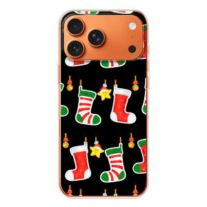 Силиконовый бампер на рождество для Apple iPhone 18 Pro (Рождественские подарки)