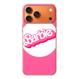 Силіконовый Чохол Барбі фільм на Apple iPhone 18 Pro (Лого Барбі)