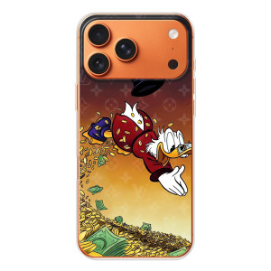 Силіконовий чохол для Apple iPhone 18 Pro (Скрудж Луі Віттон)