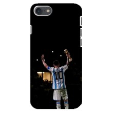 Чехлы Лео Месси Аргентина для iPhone 8 (Лео Чемпион)