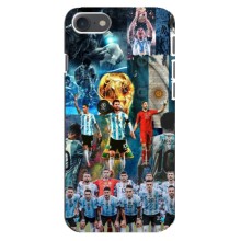 Чехлы Лео Месси Аргентина для iPhone 8 (Месси в сборной)