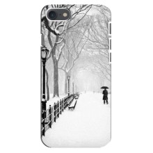 Чехлы на Новый Год iPhone 8 (Снегом замело)