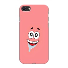 Чехлы с Патриком на iPhone 8 (Мордочка Патрика)