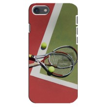 Чохли з прінтом Спортивна тематика для iPhone 8 – Ракетки теніс