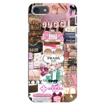 Чохол (Dior, Prada, YSL, Chanel) для iPhone 8 – Брендb