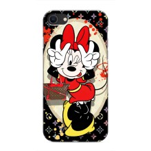 Чехол Disney Mouse iPhone 8 (PREMIUMPrint) (Минни peace)