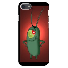 Чехол с картинкой "Одноглазый Планктон" на iPhone 8 (Стильный Планктон)