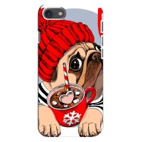 Бампер для iPhone 8 с картинкой "Песики" – Грустная собака