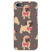 Чехол (ТПУ) Милые собачки для iPhone 8 – Собачки Мопсики