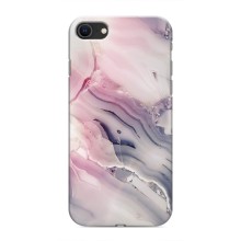 Мраморний чехол на iPhone 8 (VPrint) (Пурпурний Мрамор)