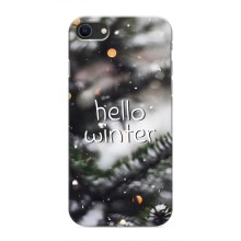 Новогодние, Праздничные Чехлы для iPhone 8 - 2024 год (Hello winter)