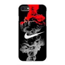 Силиконовый Чехол на iPhone 8 с картинкой Nike (Nike дым)