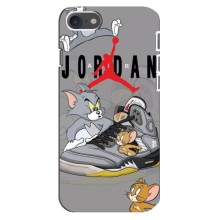Силиконовый Чехол Nike Air Jordan на Айфон 8 (Air Jordan)