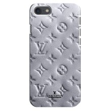 Текстурный Чехол Louis Vuitton для Айфон 8 (Белый ЛВ)
