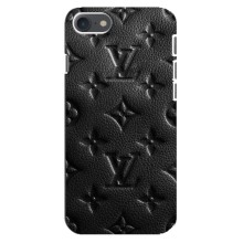Текстурный Чехол Louis Vuitton для Айфон 8 (Черный ЛВ)