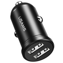 АЗУ Usams US-CC114 C20 Dual USB Mini – Черный