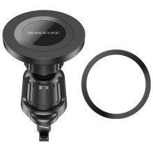 Автотримач Borofone BH90 Ring magnetic (air outlet) – Black