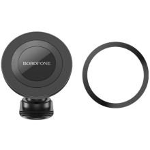 Автотримач Borofone BH91 Ring magnetic (center console) – Black